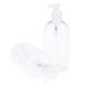 thumbnail image 5 of 2 Piezas 500 Ml Botella De Loción Vacía Dispensador De Champú Recargable Transparente, 5 of 5