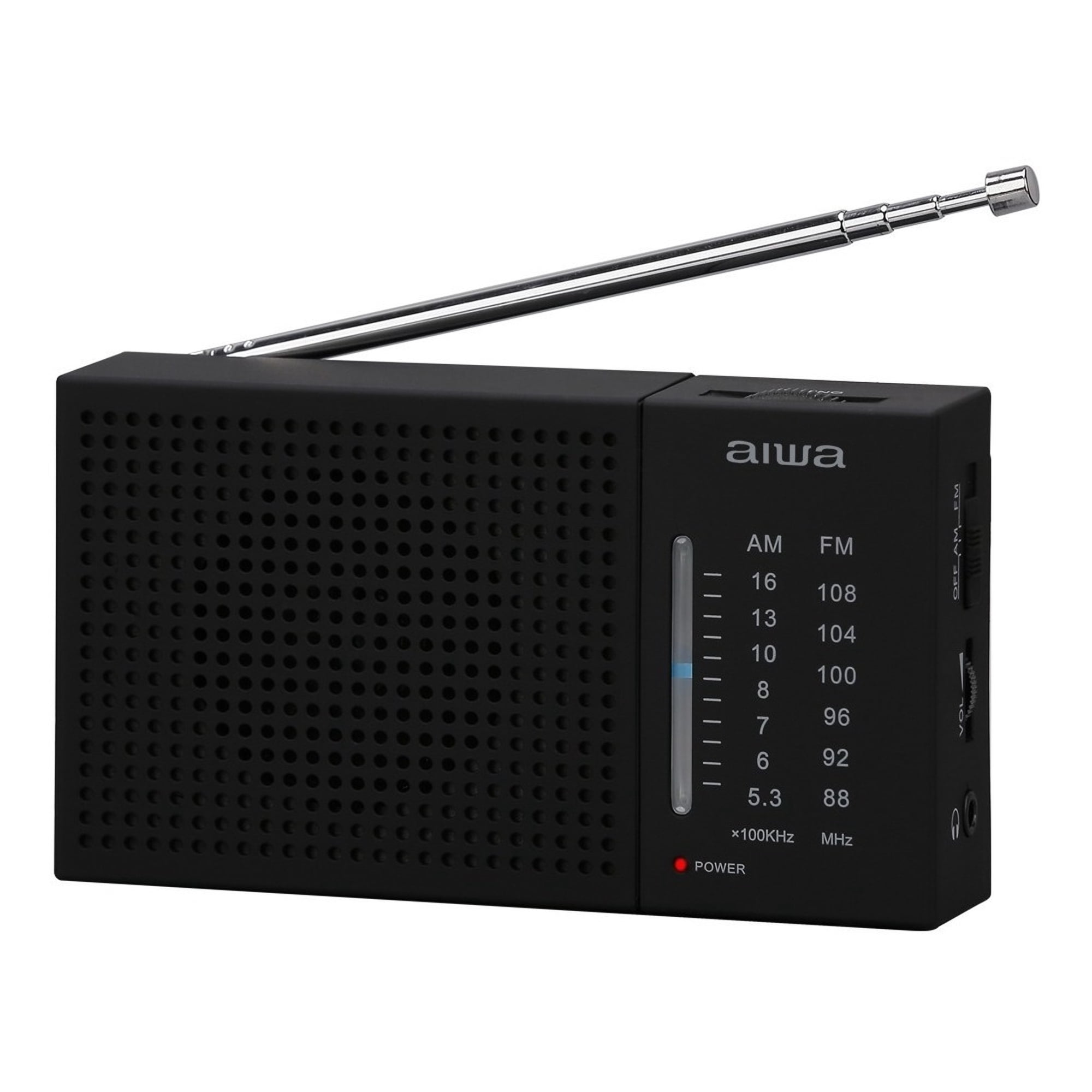 Radio Portátil Aiwa Am-fm Análogo Conector 3.5 Mm Awfml2