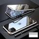 thumbnail image 1 of Magnetic Case For IPhone 14 13 12 11 Pro Max Xs Max Xr 7 8 Plus Mini, Magnetic Adsorption Double-Sided Screen Protector Clear Back Metal Bumper Phone Cases Cover, 1 of 3