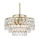 thumbnail image 3 of Lámpara Colgante Elegante Mila 51 cm Hierro Cristal Latón 120V, 3 of 8