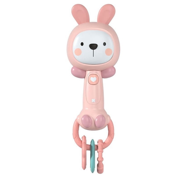 Baby Rattles Music Toys , Infant Grab N Shake Rattle, Sensory Teether, Early Development Learning Music Toy, Newborn Birthday Gifts For 0 1 2 3 4 5 6 7 8 9 10 12 Month Babies Boy Girl