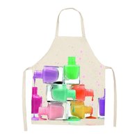 Magideal - Delantal Para Decoración De Uñas, Delantal De Peluquero Para Hombres Y Mujeres, Delantal Para Artistas De Uñas, Delantal De Manicurista Para Barbacoa, Estilo F