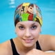 thumbnail image 4 of Fondo de Omar y Hana Gorro de Natación de Licra, Gorro de Baño de Tela Cómoda, Gorro Elástico Antideslizante para Hombres, Mujeres y Niños, 4 of 6