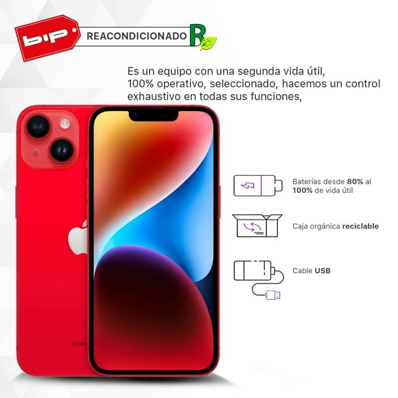 Iphone 14 Plus 128gb Red grado A Reacondicionado
