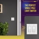 thumbnail image 3 of Interruptor de luz ENERLITES Decorator Paddle Rocker 15A 120V/277V, 3 of 7