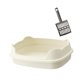 thumbnail image 4 of Caja De Arena Para Gatos, Lavabo Para Gatos De Interior, Resistente A Prueba De Salpicaduras, Entrada Baja, Color Blanco, 4 of 5