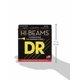 thumbnail image 3 of Cuerdas para bajo DR Strings Hi-Beam de acero inoxidable 45-105, 3 of 9