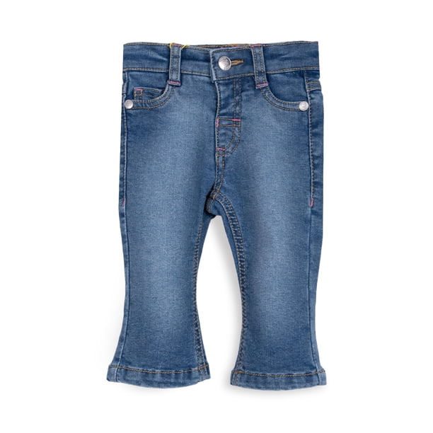 Jeans Bebé Niña Flare Denim Pillin