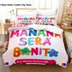 thumbnail image 1 of Karol G Mermaid Manana Sera Bonito SVG Bedding Set Single Double King Bed Set Children's Bedroom Duvet Set Manana Sera Bonito 3Bed Sheets, 1 of 5