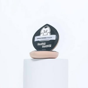 Flalia - Esponja De Maquillaje Coreana Con Diseño Choonsik Para Aplicación Uniforme