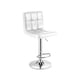 thumbnail image 1 of Silla Bar Fenix Taburete Altura Regulable Respaldo Ecocuero Blanca, 1 of 3