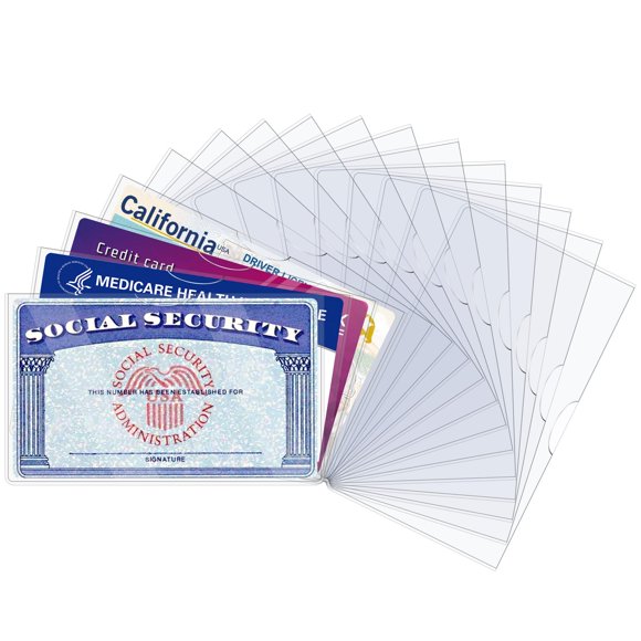 Fundas protectoras de tarjetas LIEMAND para tarjetas de seguridad social