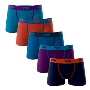 Top - Bóxer Niño Algodón Color Pack 5 C2