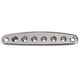 thumbnail image 2 of Piezas De Guitarra Eléctrica Puente Cuerda A Través Del Cuerpo Virolas Placa De Buje Plata, 2 of 3