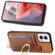 thumbnail image 5 of Funda Magnética Para Motorola Moto G Power 2024 5g Con Billetera Y Anillo Protector Resistente Marrón, 5 of 5