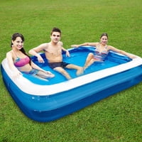 Genérico - Piscina Inflable 2 Aros Azul 2M X 1.2 M X 40 Cm