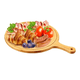 thumbnail image 2 of Tabla Bandeja De Madera Para Pizza Cocina Alimentos Plato Marrón, 2 of 3