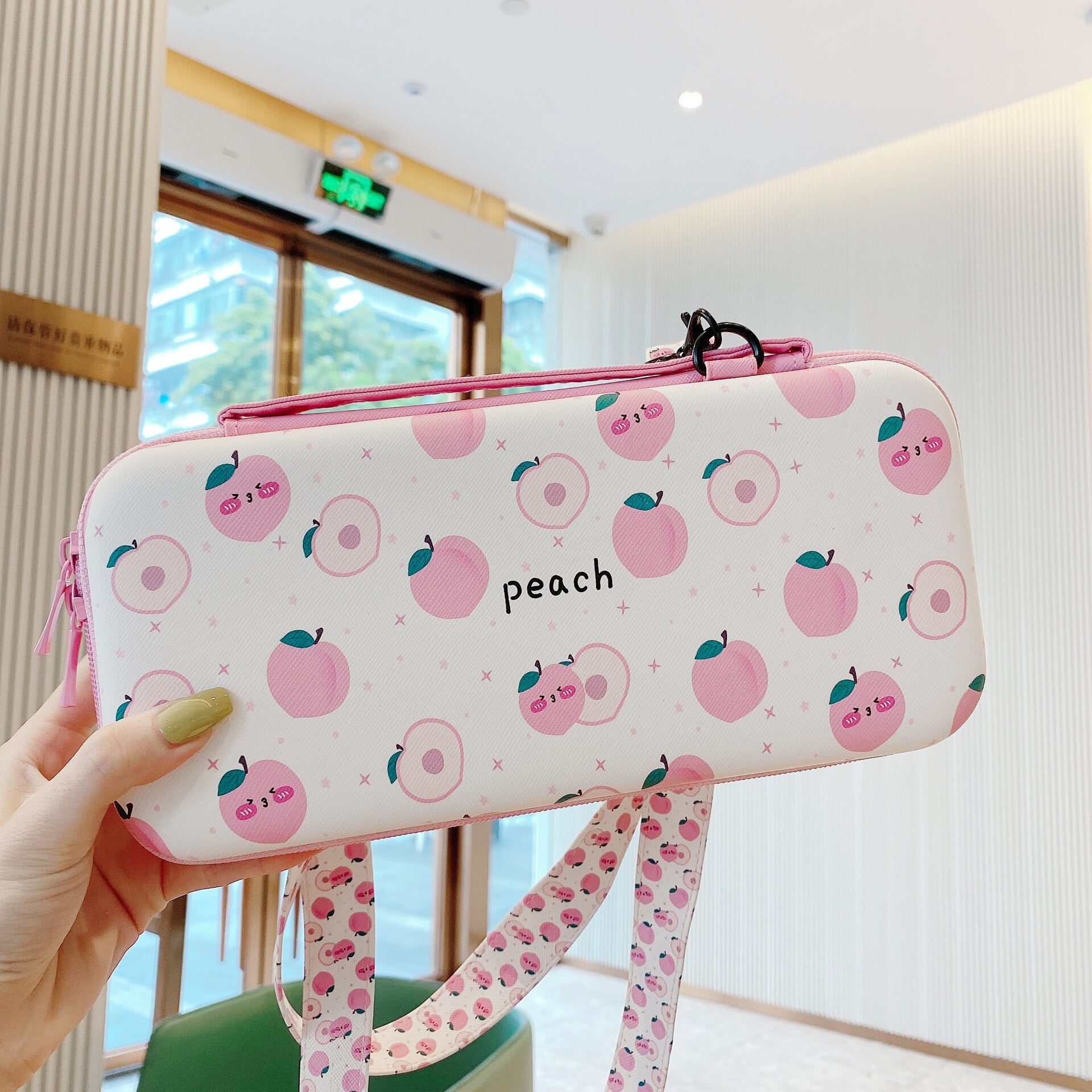 Estuche Portátil Aaronmei Peaches Para Nintendo Switch Y Switch Lite