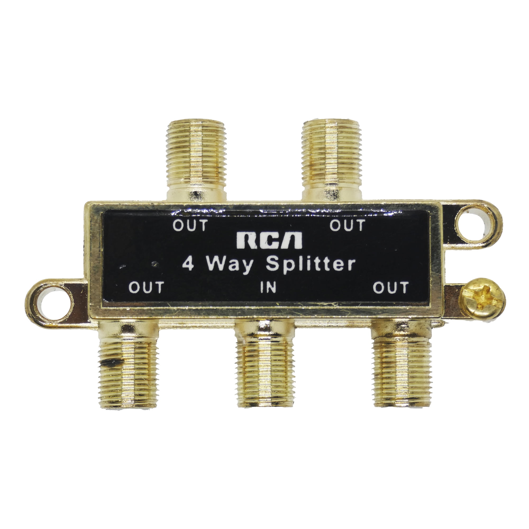 Splitter Coaxial 1×4 Rca Para Tv Y Cable