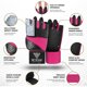 thumbnail image 2 of WYOX Neoprene Gel Boxing Hand Wraps Inner Gloves for Men, Pink, 2 of 3