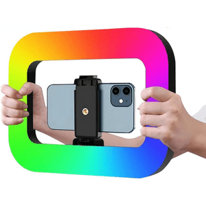 Irm - Aro Luz Multicolor Rgb Inalámbrico Para Grabación Celular