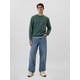 thumbnail image 2 of Sudadera GAP para hombre, forro polar Crew Moores, color verde, talla M, 2 of 3