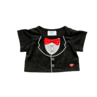 Polera Build A Bear Esmoquin Negra Manga Corta