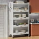 thumbnail image 1 of Estante Organizador Ajustable 5 Niveles Bambú Baño Cocina, 1 of 10
