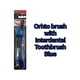 thumbnail image 2 of V Shape Toothbrush with Interdental Floss Brush Orthodontic Braces Clean Non Toxic Adult Health Brush Soft Oral Cleaning Travel, 2 of 3