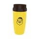 thumbnail image 2 of Taza Giratoria Sin Tapa Portátil Con Taza De Café Con Aislamiento De Paja De Acero Inoxidable Papá Noel Amarillo, 2 of 3