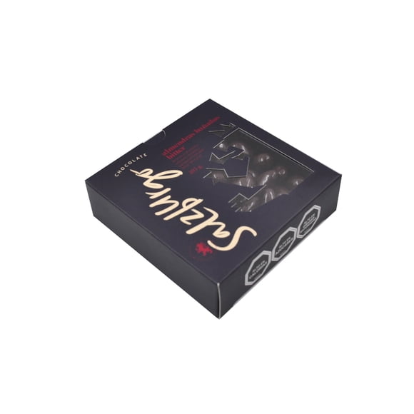 Caja de almendras bañadas en Chocolate Bitter, 203 g