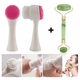 thumbnail image 4 of Set Limpieza Facial Cepillo Y Rodillo De Jade Masajeador, 4 of 6