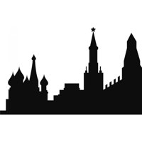 Rienda Libre Graphics - Decomural Russia City Skyline Cityscape Ws-18455