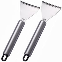 Xusx111 - Escalar De Pescado De Acero Inoxidable Afilado,Cuchillo Planador De Escala De Pescado Multifunción,Escalar De Pescado Eliminador Herramienta De Limpieza De Pescados Escalas De Descalamiento