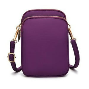Veat00L - Pequeños Bolsos De Cuerpo Cruzado Para Mujeres, Mini Bandolera Satchel Teléfono Celular Monedero Bolsa De Hombro Impermeable Con Cremallera De 3 Capas Cartera