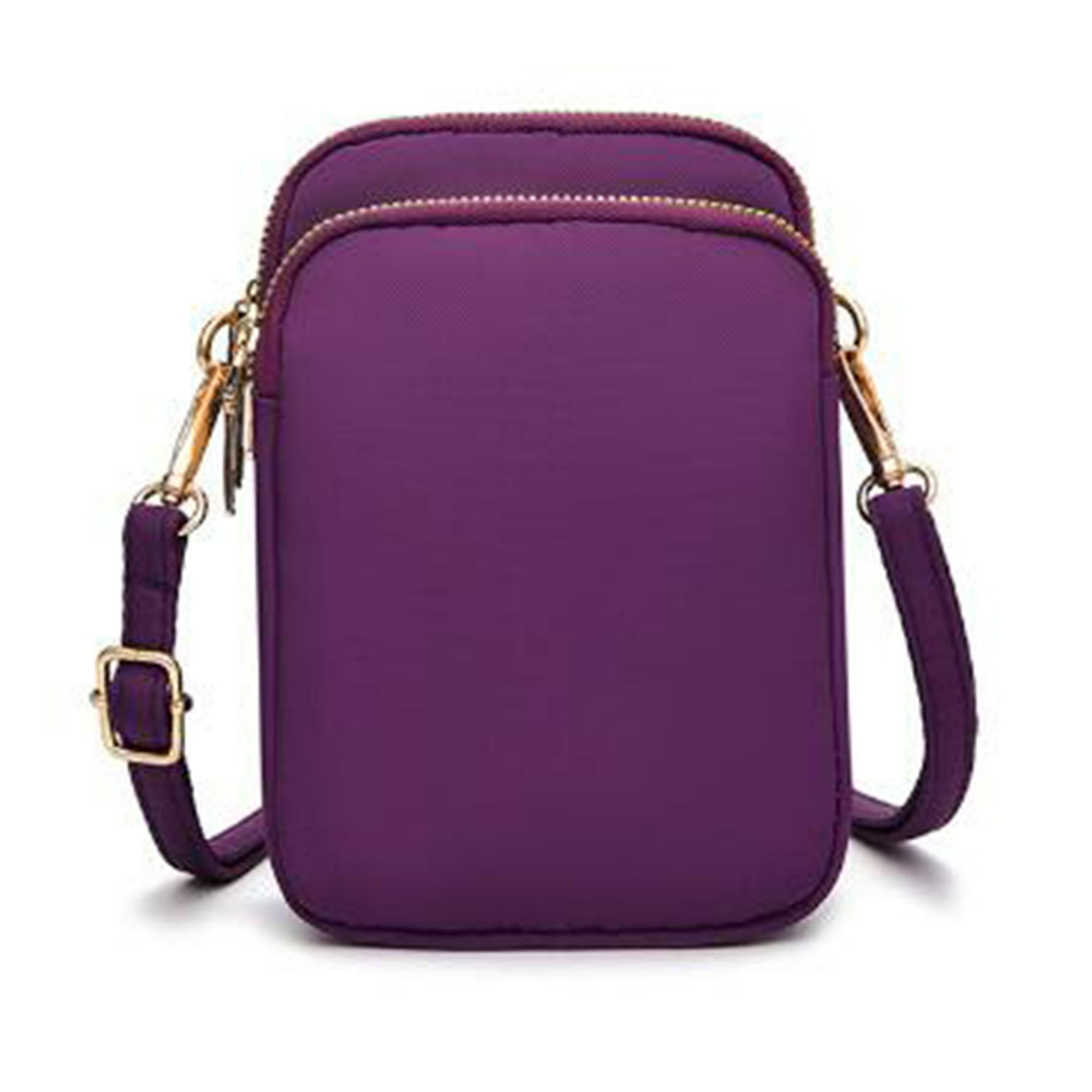 Veat00l - Pequeños Bolsos De Cuerpo Cruzado Para Mujeres, Mini Bandolera Satchel Teléfono Celular Monedero Bolsa De Hombro Impermeable Con Cremallera De 3 Capas Cartera
