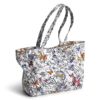 Bolso Vera Bradley Premium Cotton Small Hathaway Wing + Bloom