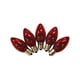 thumbnail image 1 of Bombillas navideñas, luces navideñas brillantes, C9, rojas, 25 luces, 1 of 1