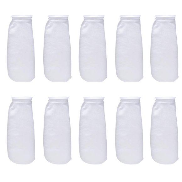Calcetines de filtro ALEGI 10 cm × 35 cm 200 micrones paquete de 10
