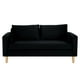 thumbnail image 1 of Sofa Sky 3c Felpa 05 Negro, 1 of 5
