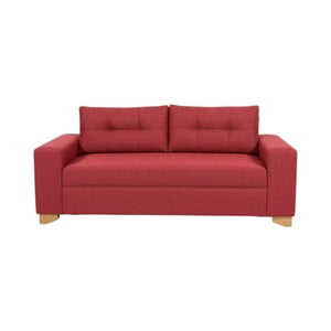 Diseños Valestrini - Sofa Paris Dos Cuerpos Lino Rojo