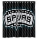thumbnail image 1 of Cortina de ducha de los San Antonio Spurs, juego de cortina de baño con ganchos, tamaño 60 x 72 pulgadas, 1 of 3