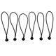 thumbnail image 1 of 6 Piezas De Cuerda Elástica Resistente Para Tienda De Campa?a, Color Negro, 8.0 In, 1 of 5