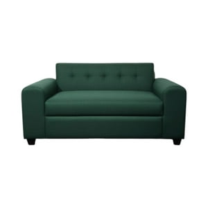 Diseños Valestrini - Sofa Dos Cuerpos Brazo Redondo Lino Verde