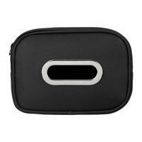 Bothyi - Porta Pañuelos Genérico Para Coche, De Piel Sintética, Para Consolas Centrales De Camiones, Apoyabrazos, Color Negro