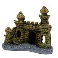 Ioensy - Decoración De Castillo De Resina Para Acuario, Pecera, Adorno De Castillo Escondido Para Acuario, Estilo A