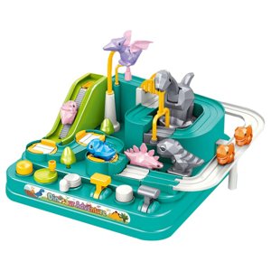 Otuti - Juguete Pista Dinosaurios 10 Niveles Aventura Jurásica