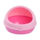 thumbnail image 3 of Caja de arena semicerrada para gatos, arenero para gatitos, orinal portátil para gatos fácil de limpiar, orinal para mascotas para suministros de aren Rosa, 3 of 5