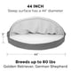 thumbnail image 2 of Cama ortopédica para perros Furhaven redonda de 44 pulgadas para perros grandes, 2 of 9