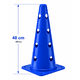 thumbnail image 2 of Cono de Entrenamiento 48 cm con Orificios y Punta Superior Cerrada, 2 of 3